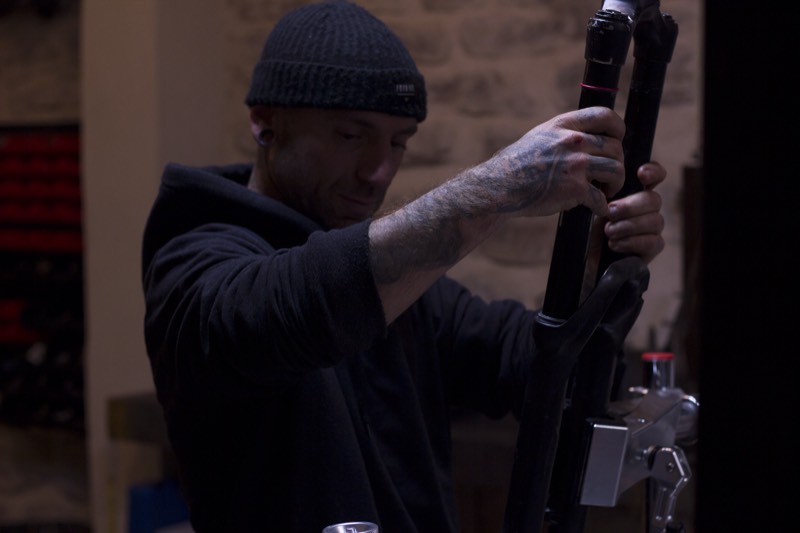 Matthieu Papazian à l'établi